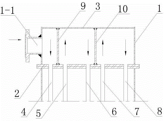 Heat exchanger tube box welding structure and manufacturing method