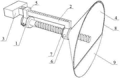 Wall surface drilling dust prevention device capable of measuring depth and application method thereof