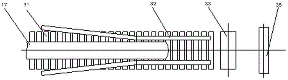 Hot continuous rolling strip thick plate coiling temperature control method