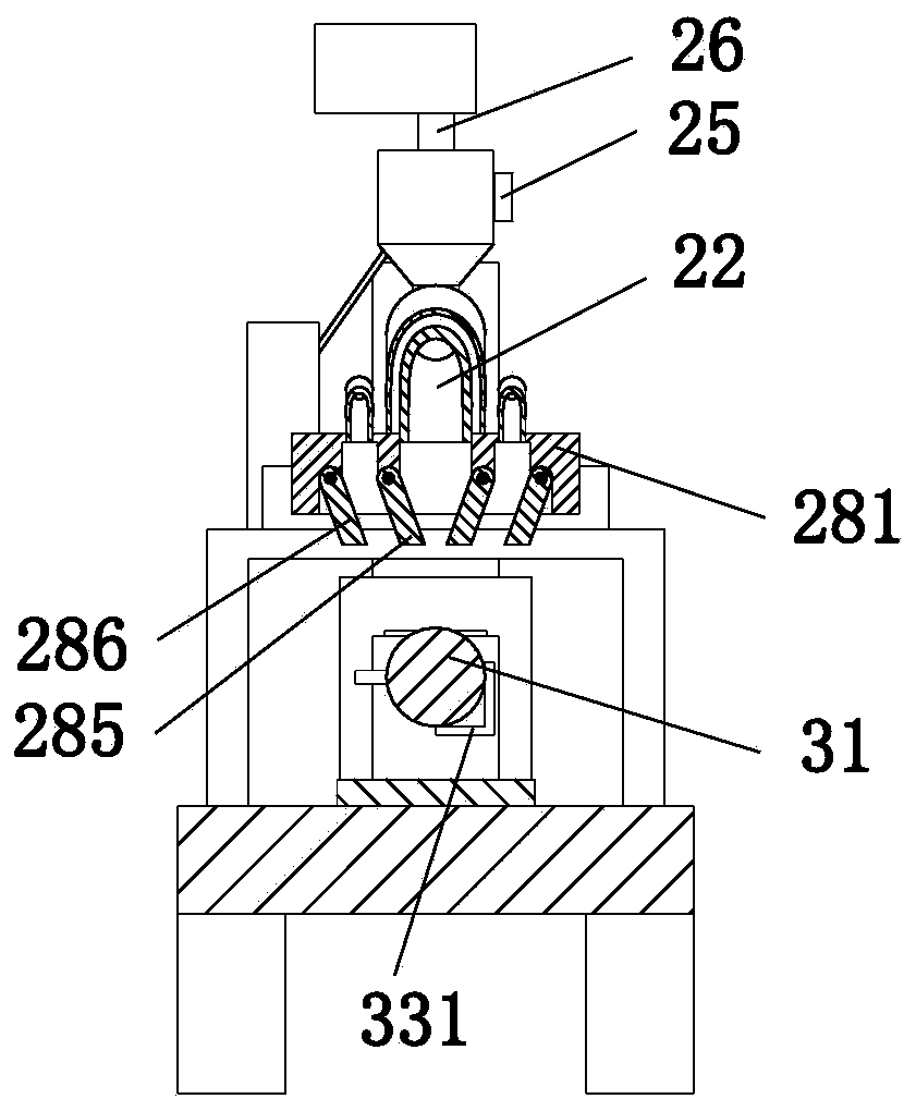 Melt-blown non-woven fabric production raw material pretreatment processing system