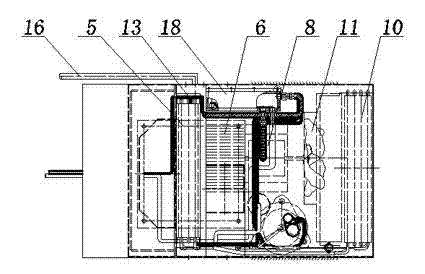 Overhead anti-explosion air conditioner