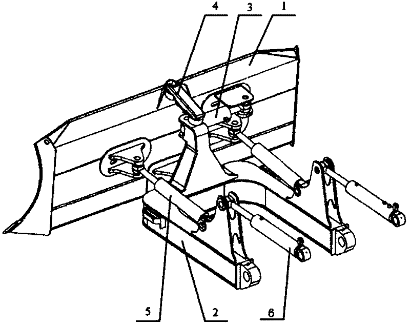 Bulldozer and bulldozer universal shovel mechanism