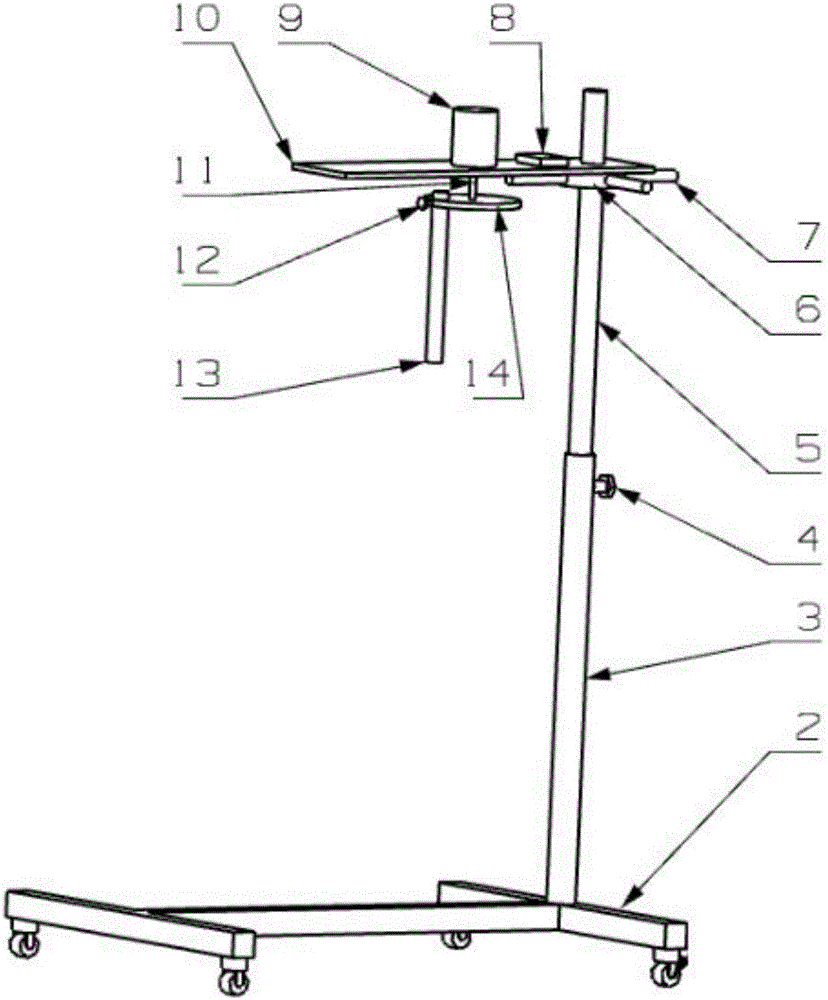 Electromechanical-control moxa-stick-rotating manual downward feeding device