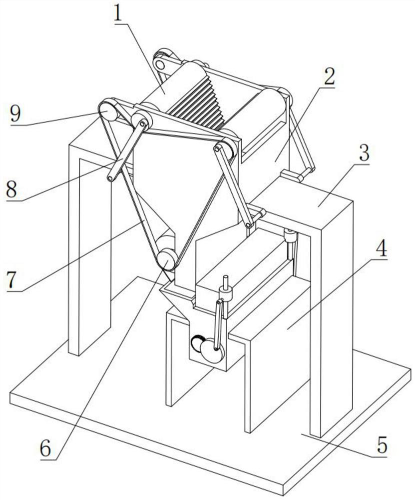 A construction waste treatment equipment