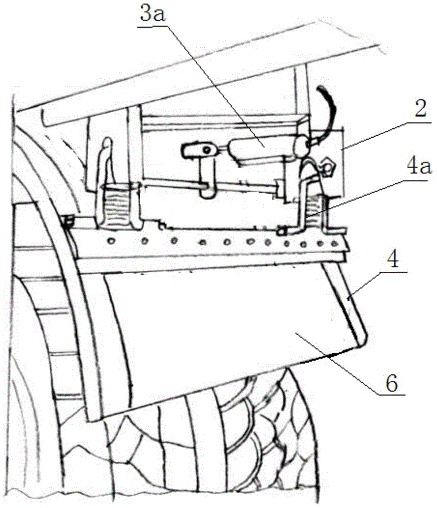 Self-locking type automobile emergency braking system