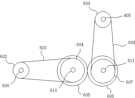 Rotary bottle washing machine controlled and driven by full-servo