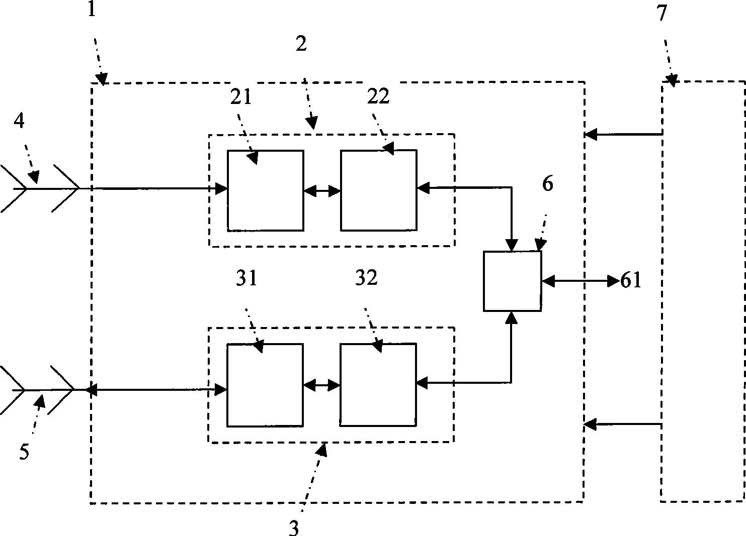 Method and terminal for receiving and transmitting mobile digital broadcast television signal