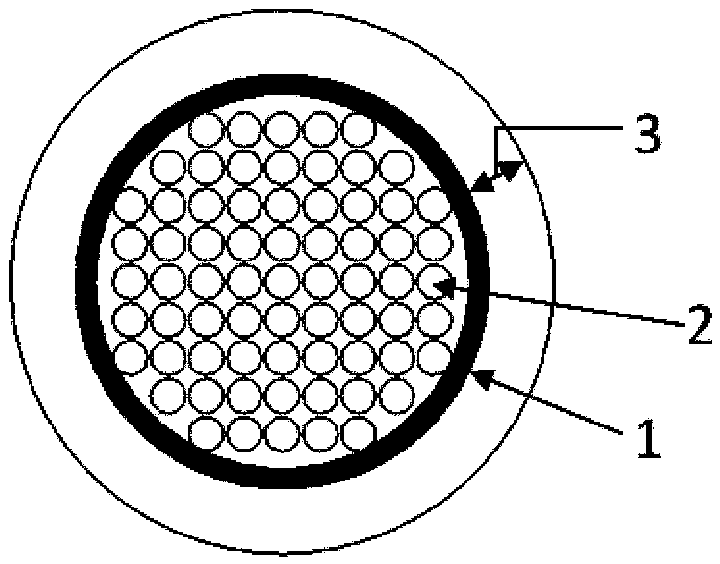 Prestress-reinforced light high-strength controllable-degradation medical composite material and preparation method thereof