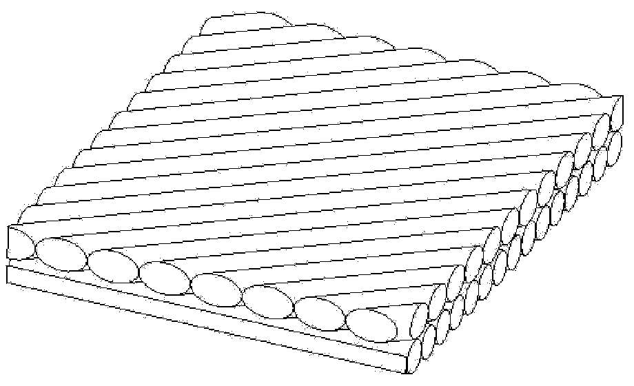 Prestress-reinforced light high-strength controllable-degradation medical composite material and preparation method thereof