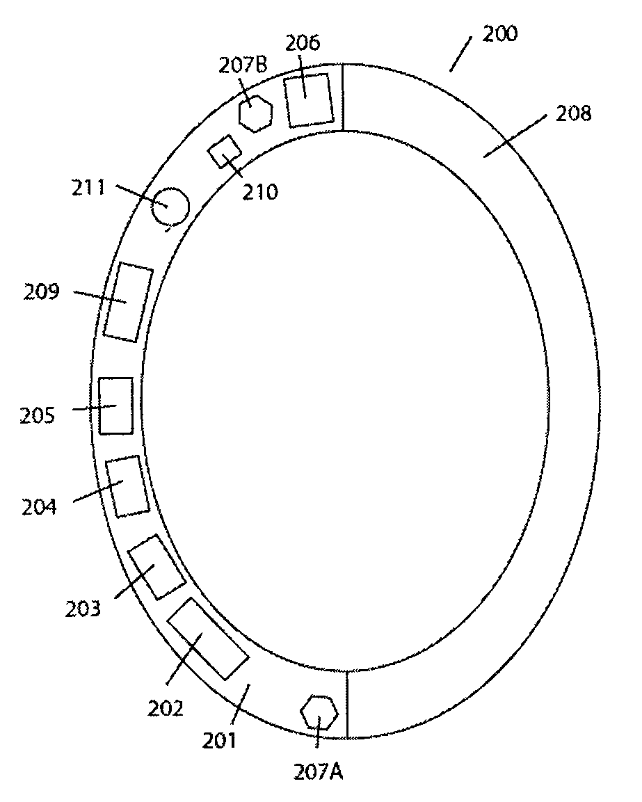 Multifunctional wearable audio-sensing electronic device