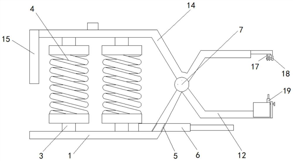 Spring for stably connecting automobile shaft