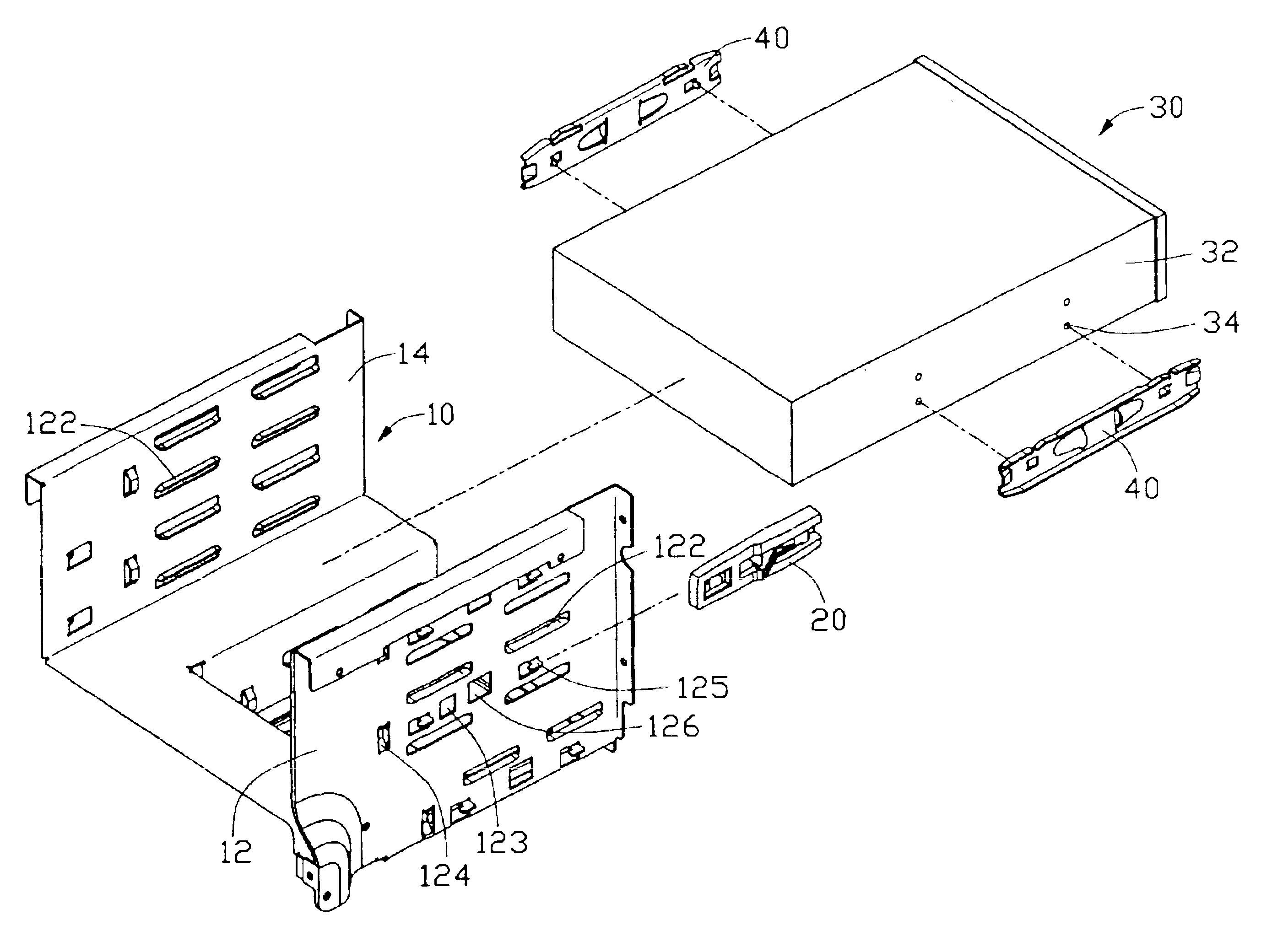 Mounting apparatus for data storage devices