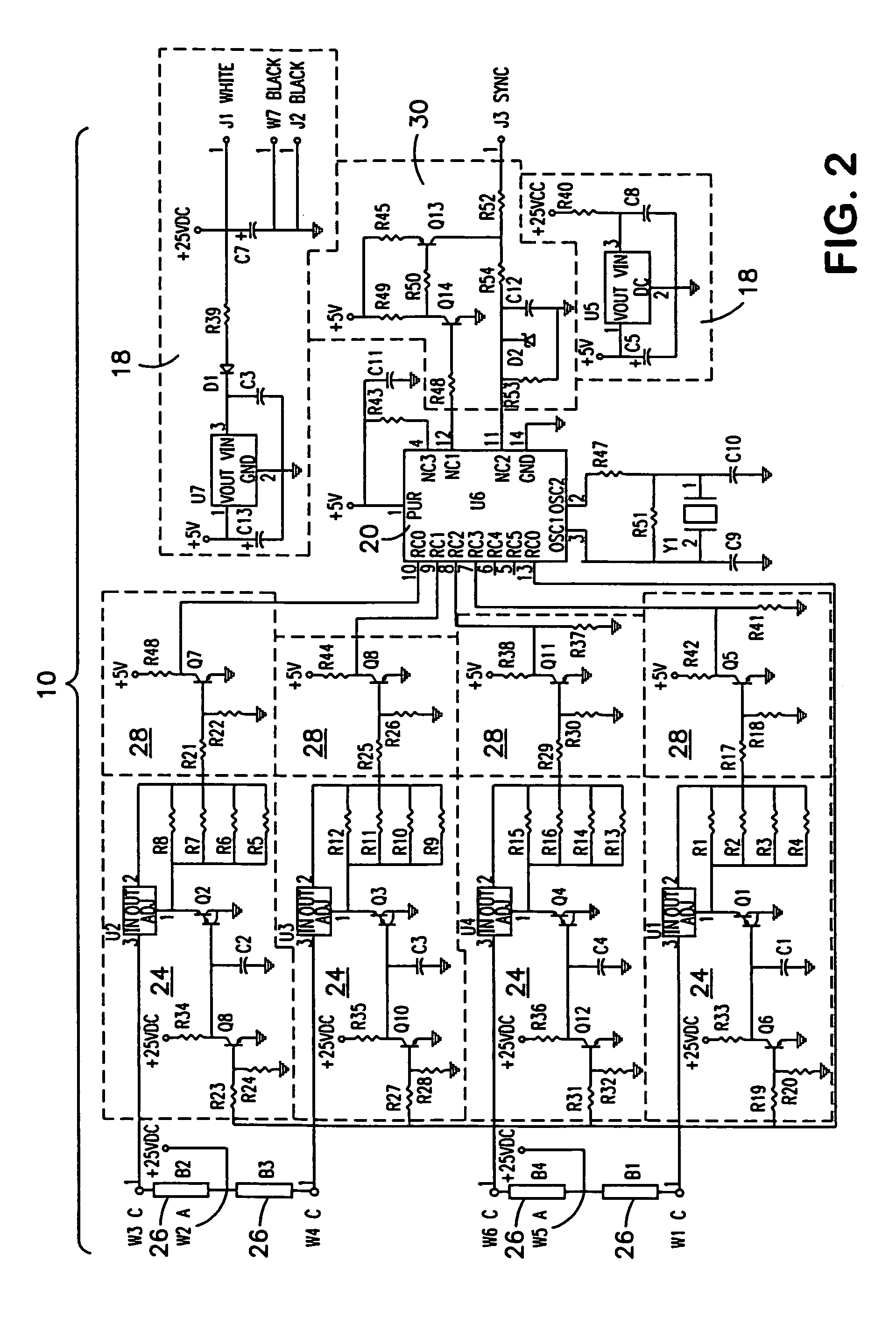 LED aviation warning light with fault detection