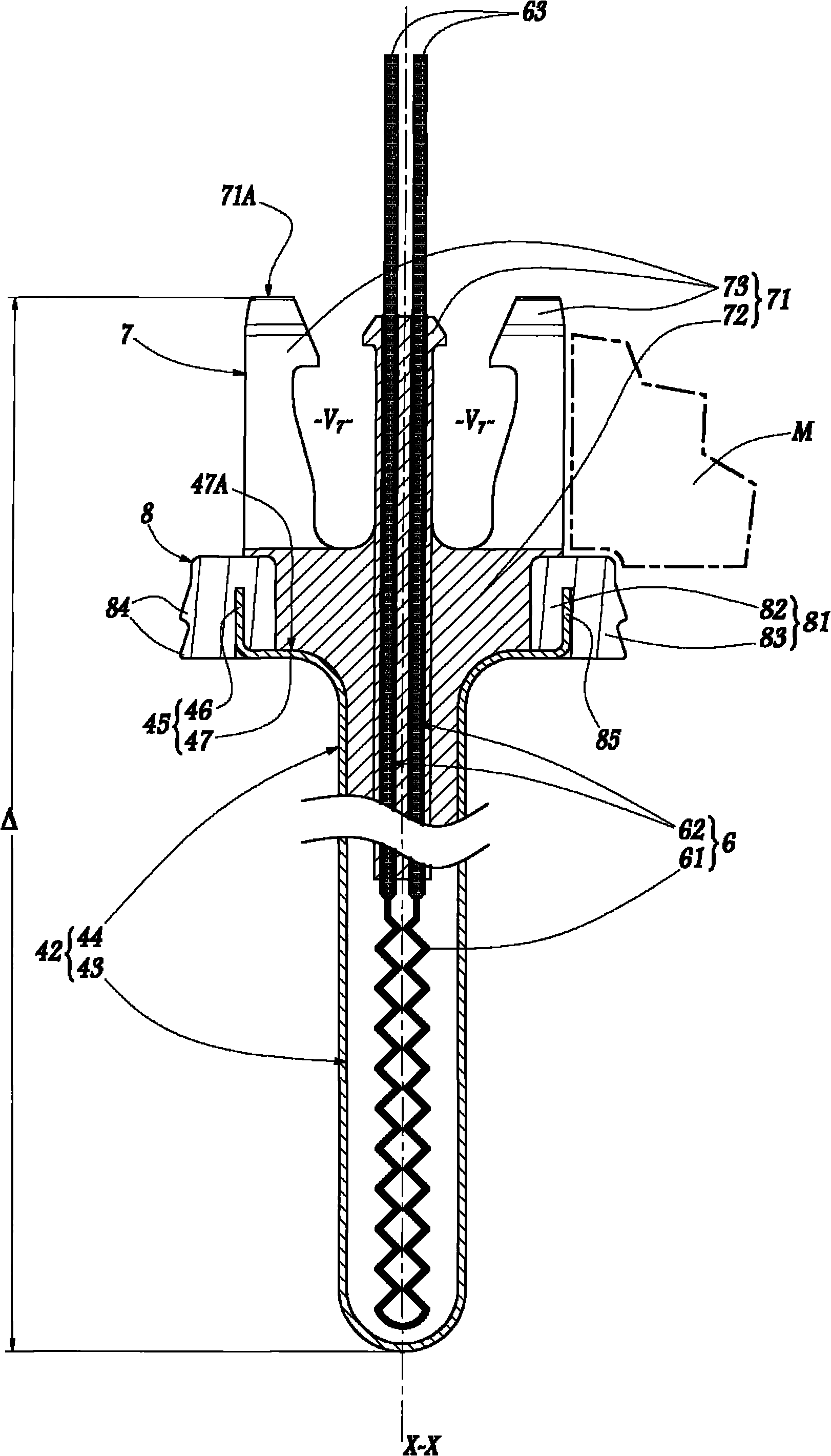 Heating cartridge for thermostatic element and method for manufacturing same, as well as thermostatic valve comprising such a cartridge