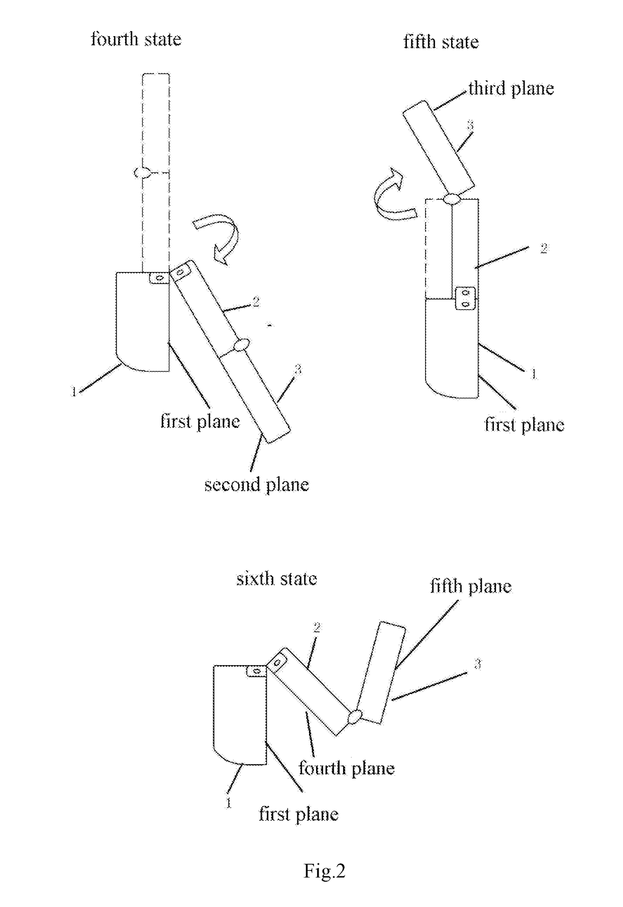 Foldable display device and electronic apparatus with the same and control method of the same