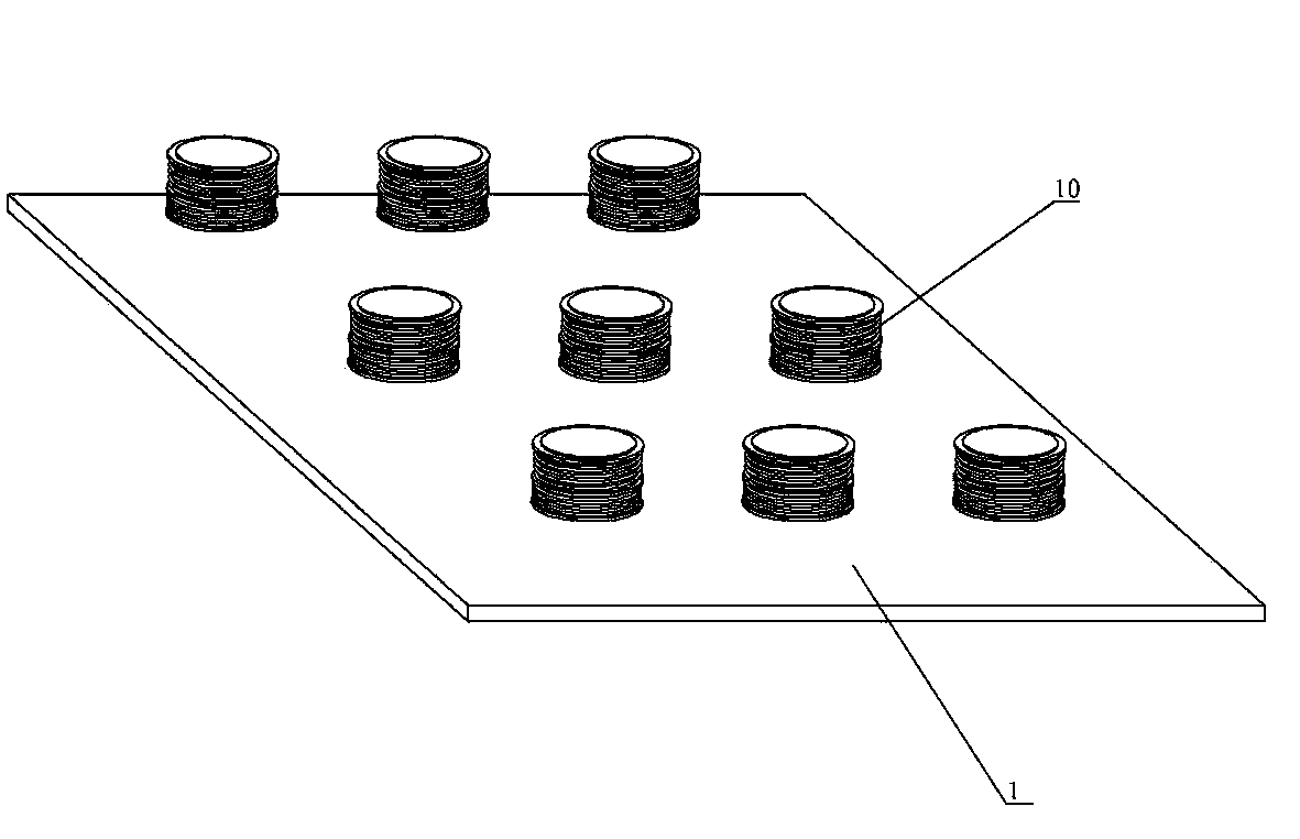 Dot matrix zoom mechanism and zoom method