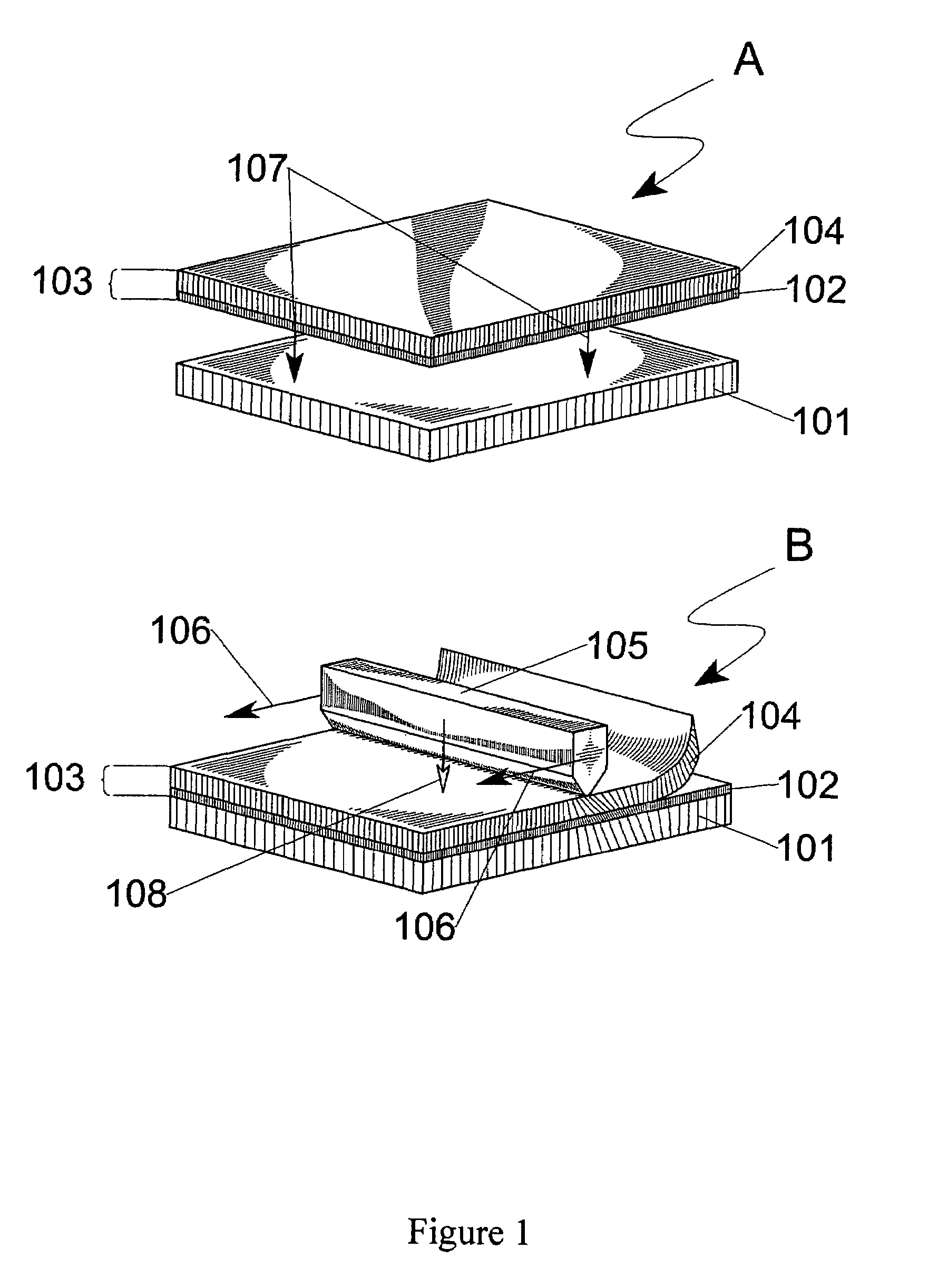 Method and device for transferring anisotropic crystal film from donor to receptor, and the donor