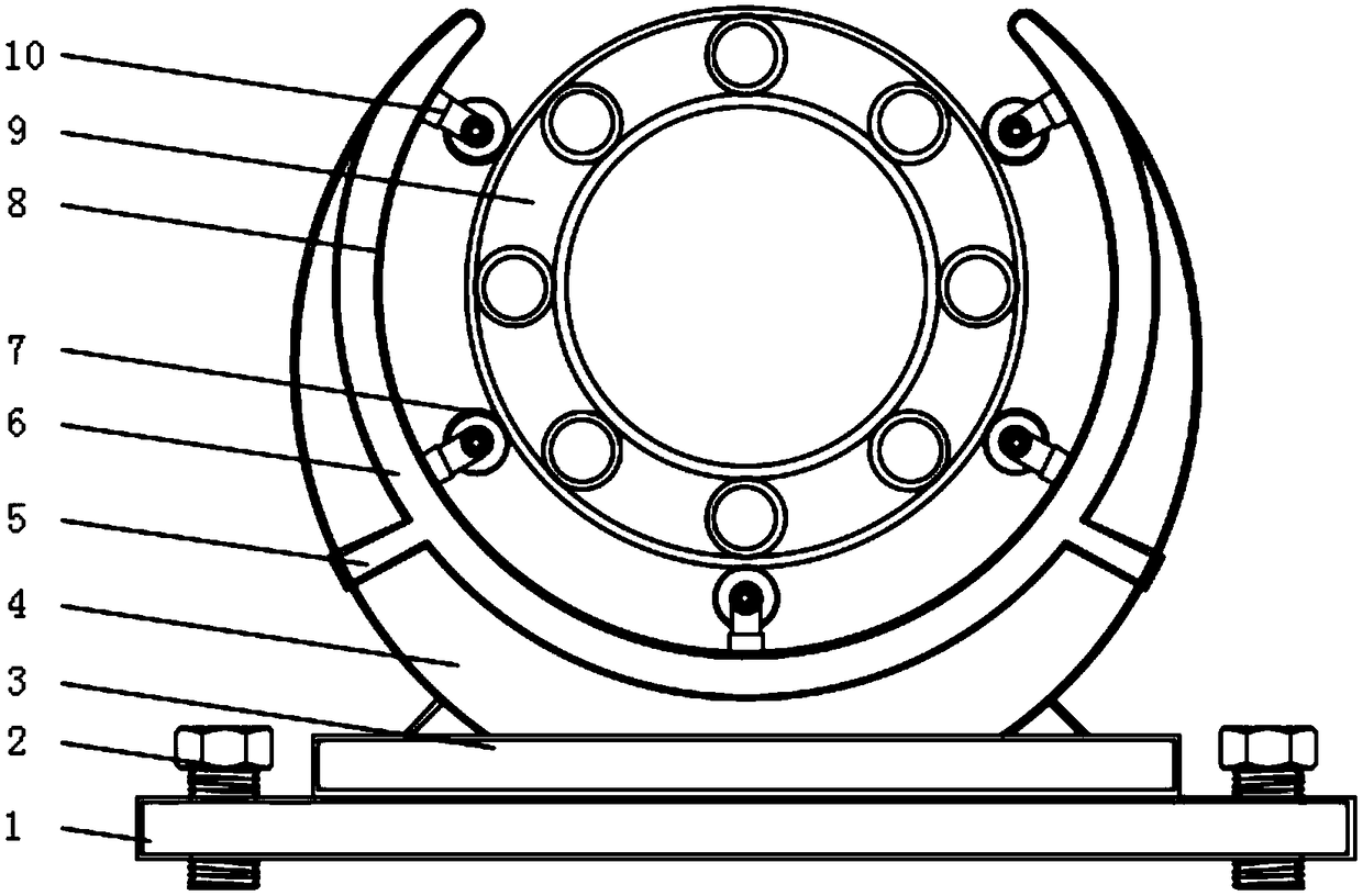 Fixing device for machining bearing