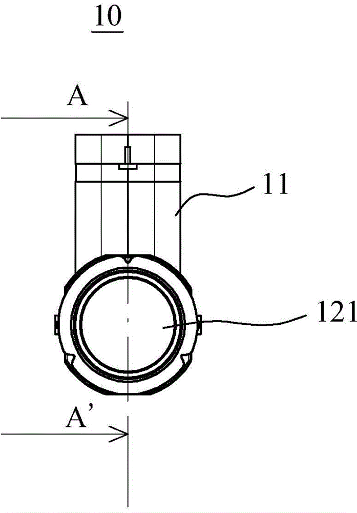 Reversing radar sensor and manufacturing method thereof