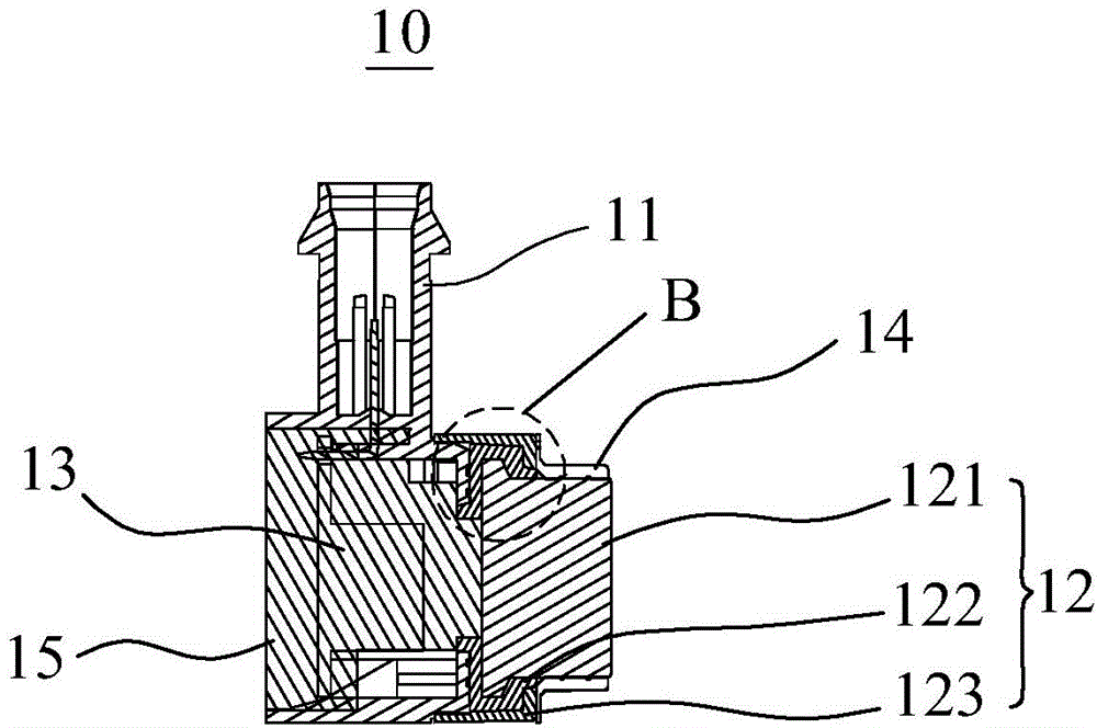 Reversing radar sensor and manufacturing method thereof