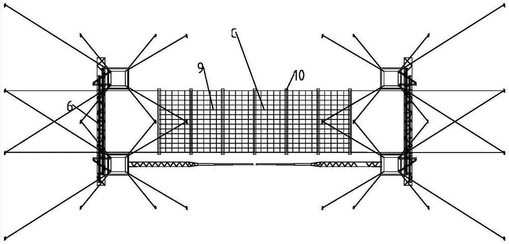 Hydraulic assembly span frame