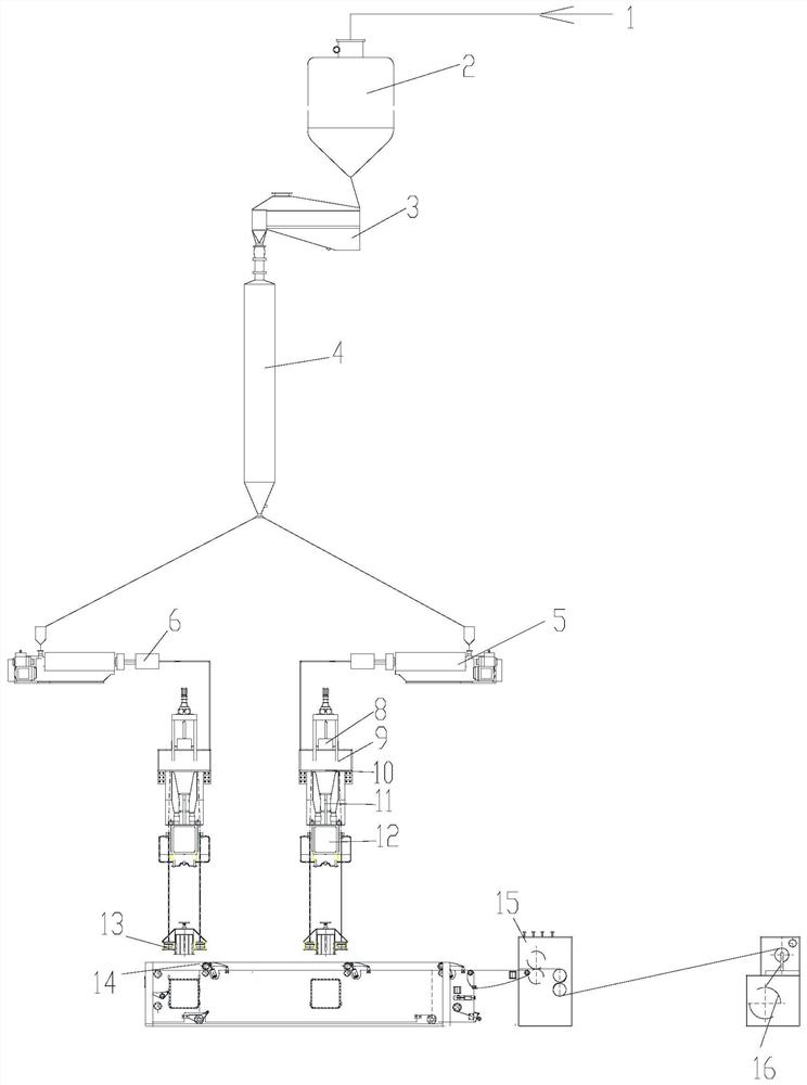 Spinneret plate, equipment and method for manufacturing high-gram-weight spun-bonded hot-rolled non-woven fabrics