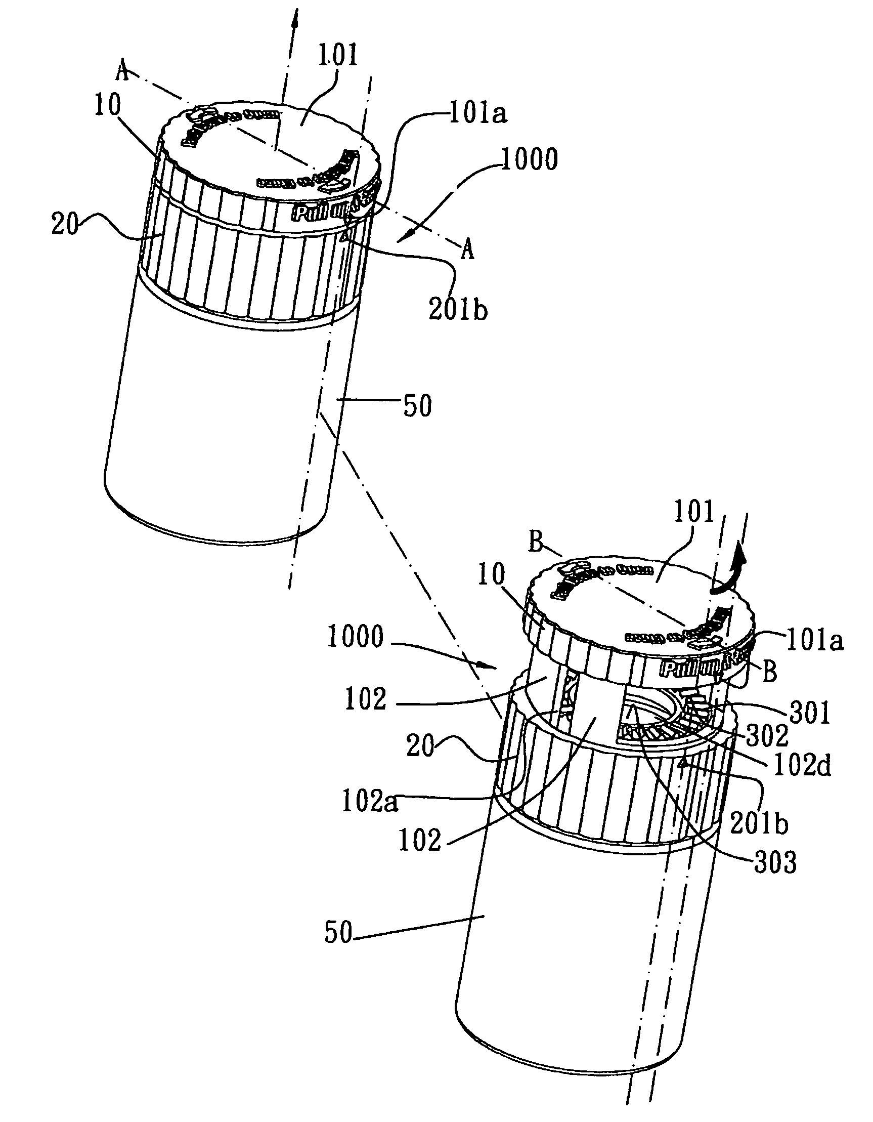 Container cap