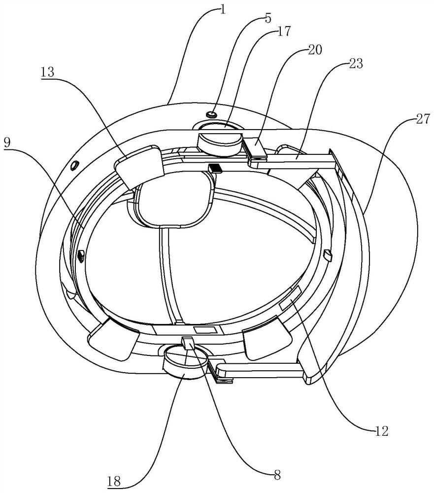 Safety helmet with near-electricity alarm and goggles and working method of safety helmet