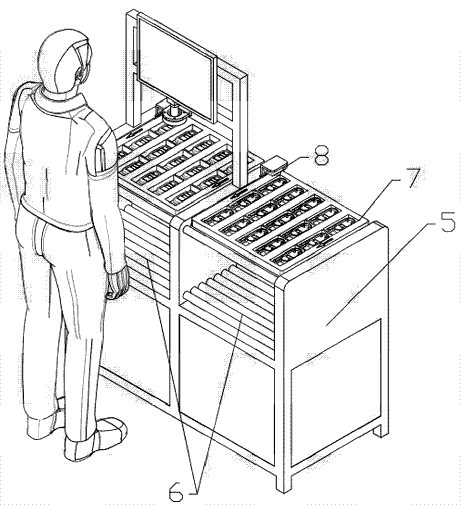 Automated material distributing system