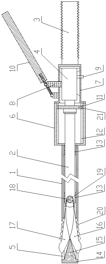 Mine bolt hole internal reamer