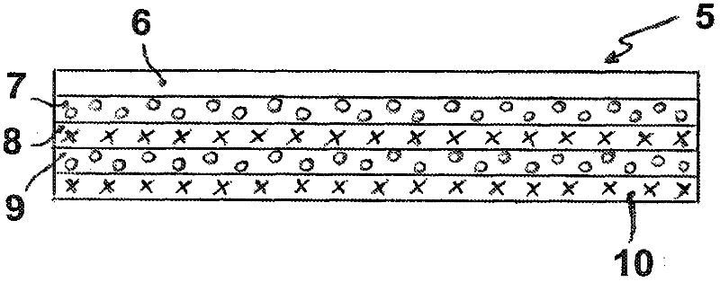 A multiple-layer flat structure in the form of a printing blanket or a printing plate for flexographic and letterpress printing with laser engraving