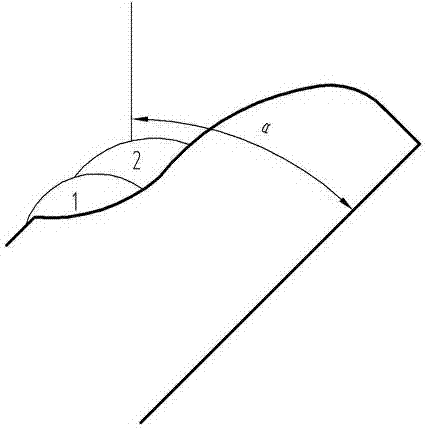 Water-erosion preventing method for turbine blade by laser cladding