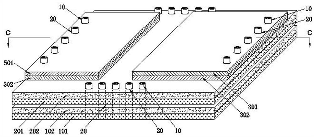 Multi-layer chip architecture and connection method