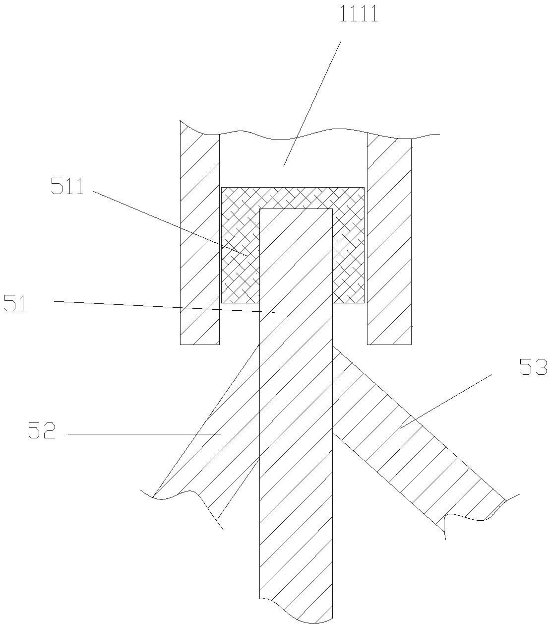 Groove sintering type porous layer composite liquid absorbing core heat column