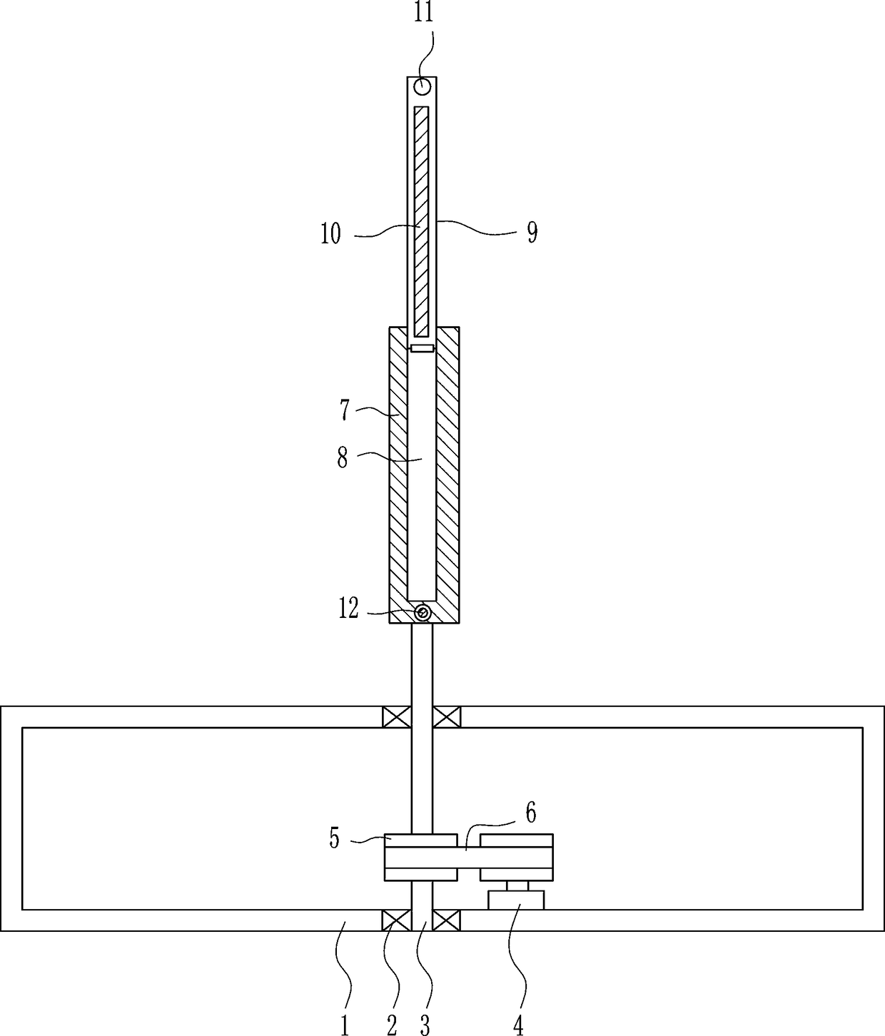 Rotation type coloring device for textile fabric