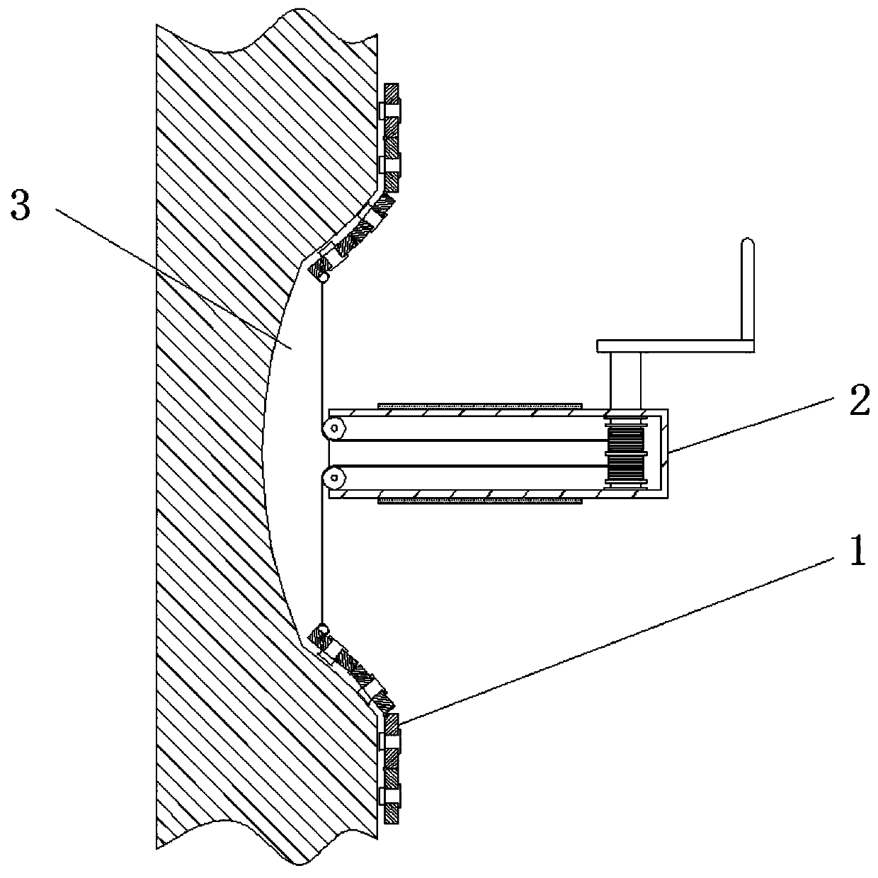 Automobile sag repairing tool