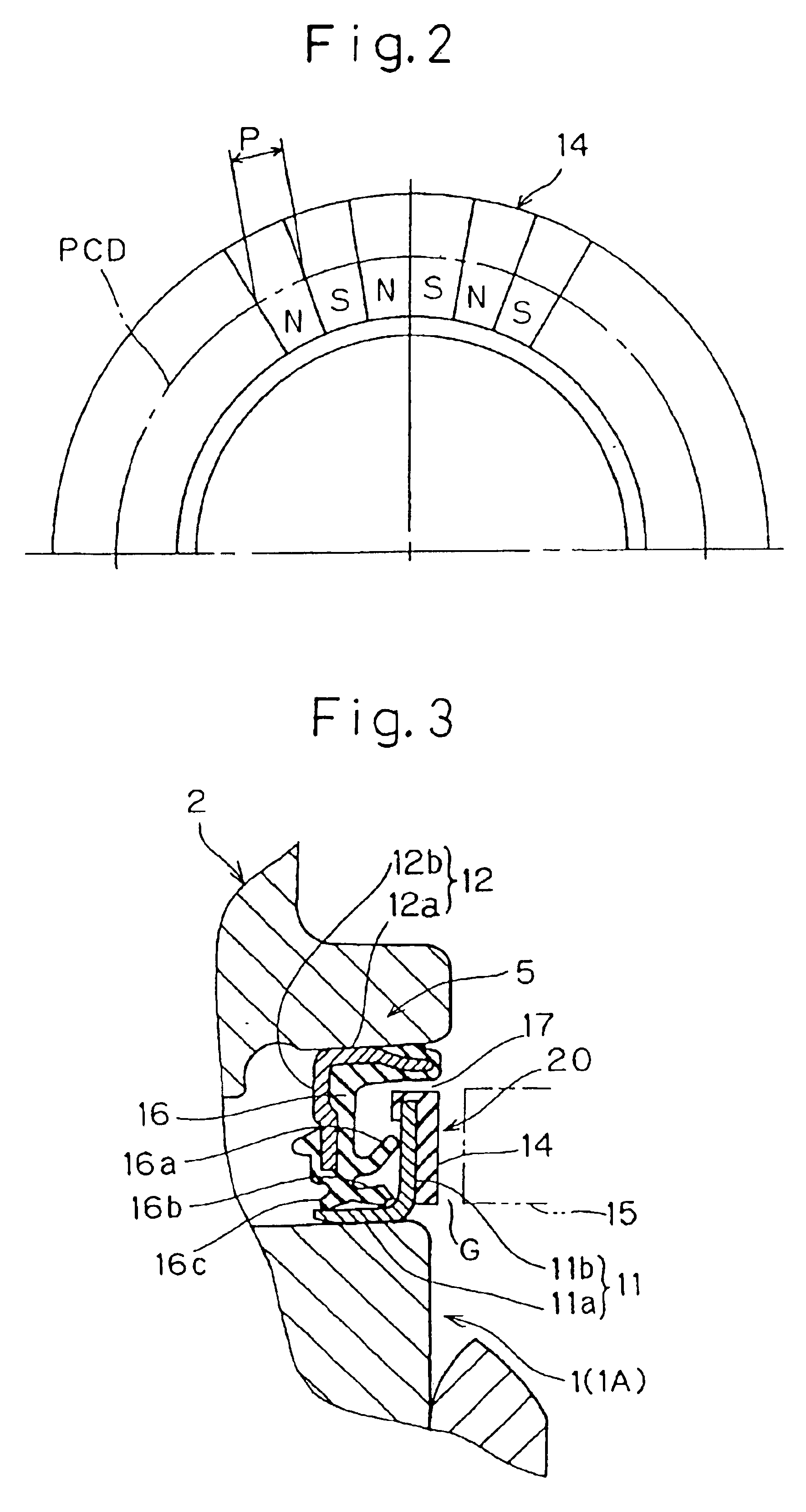 Magnetic encoder and wheel bearing assembly using the same