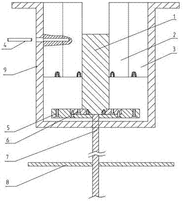 Forming cylinder for powder spreading type additive manufacturing equipment and in-cylinder piston body section adjusting method