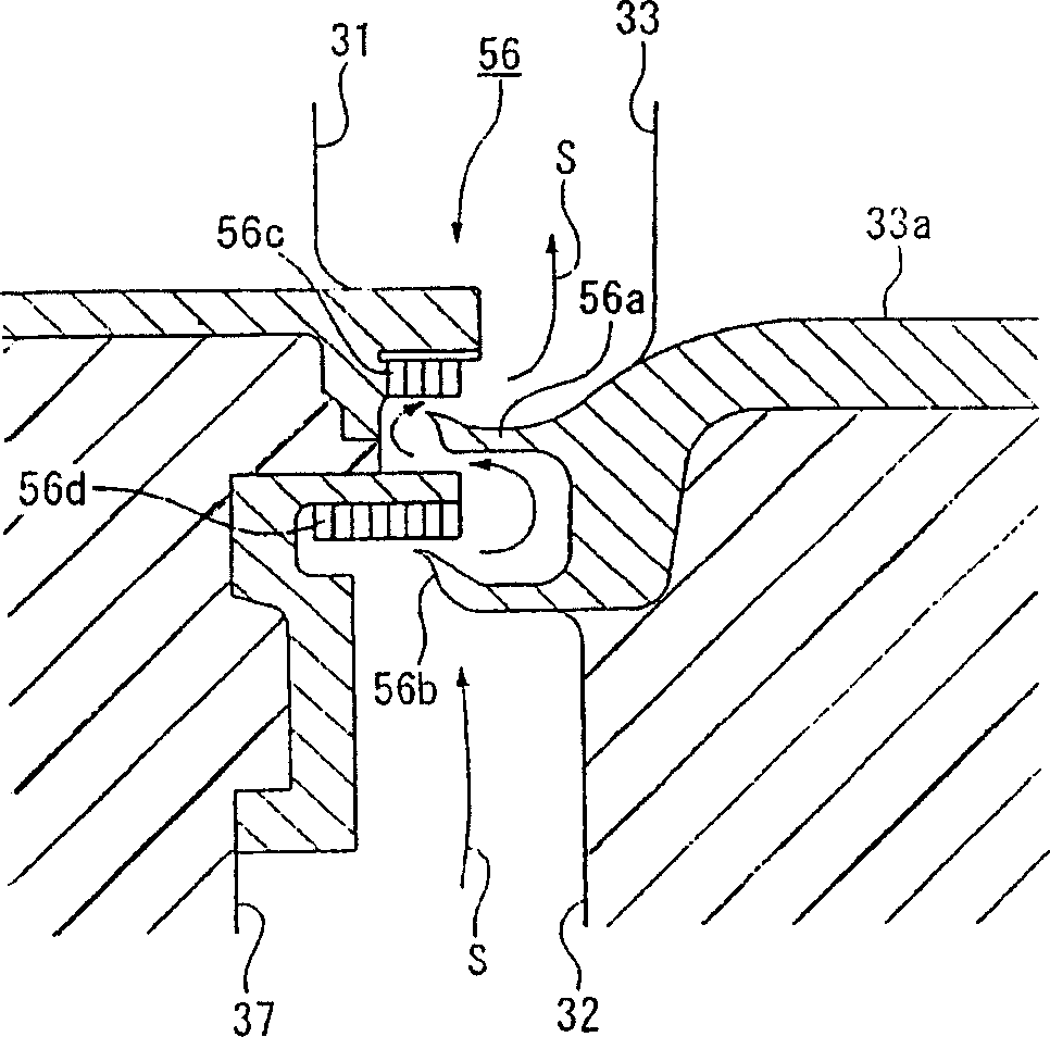 Gas turbine pressurizing air supply system