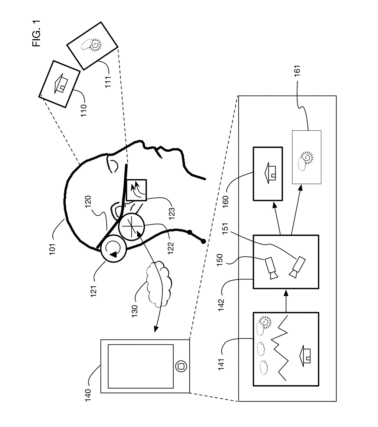 Variable resolution virtual reality display system