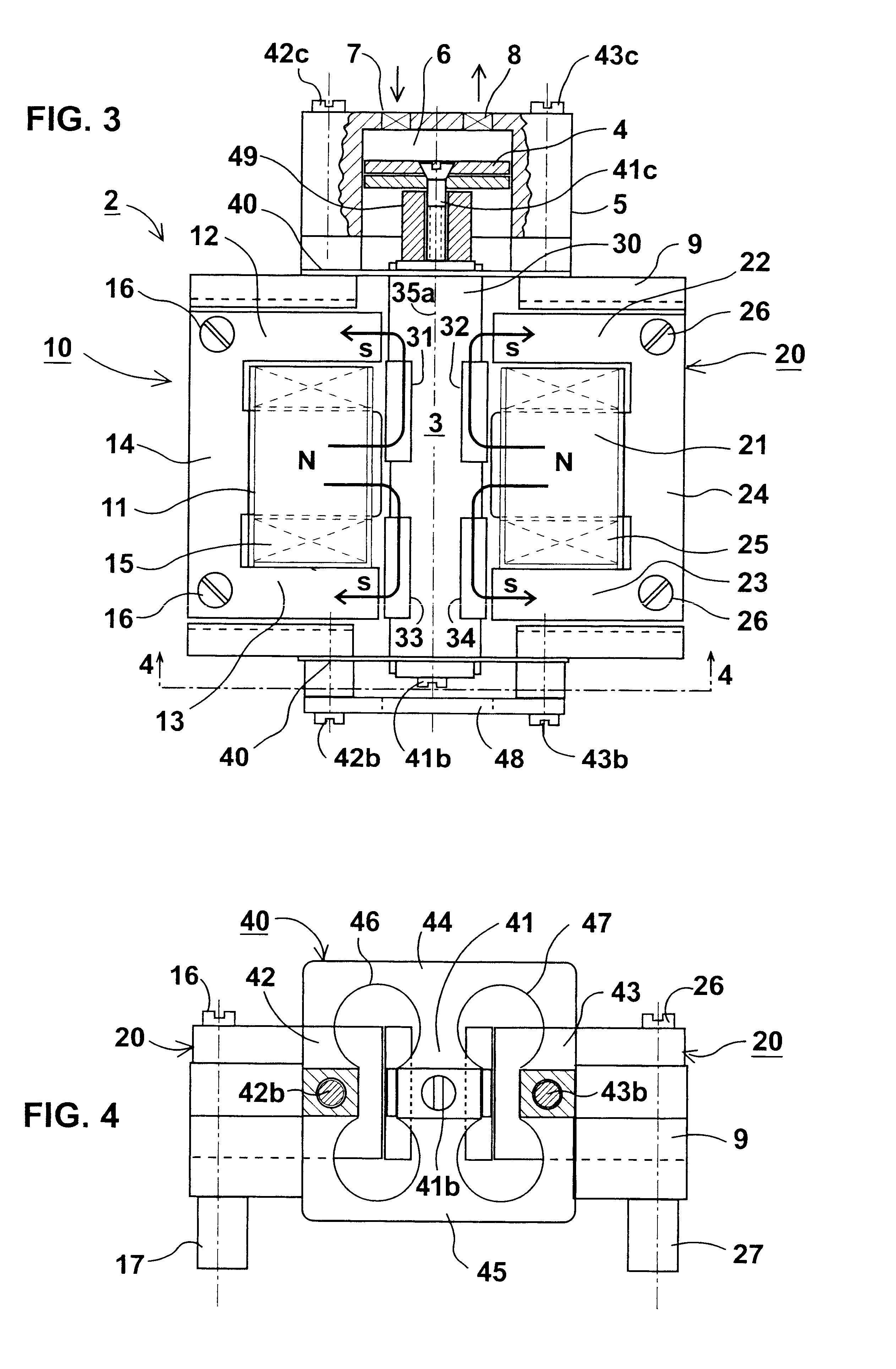 Electromagnetic vibrator and pump including same