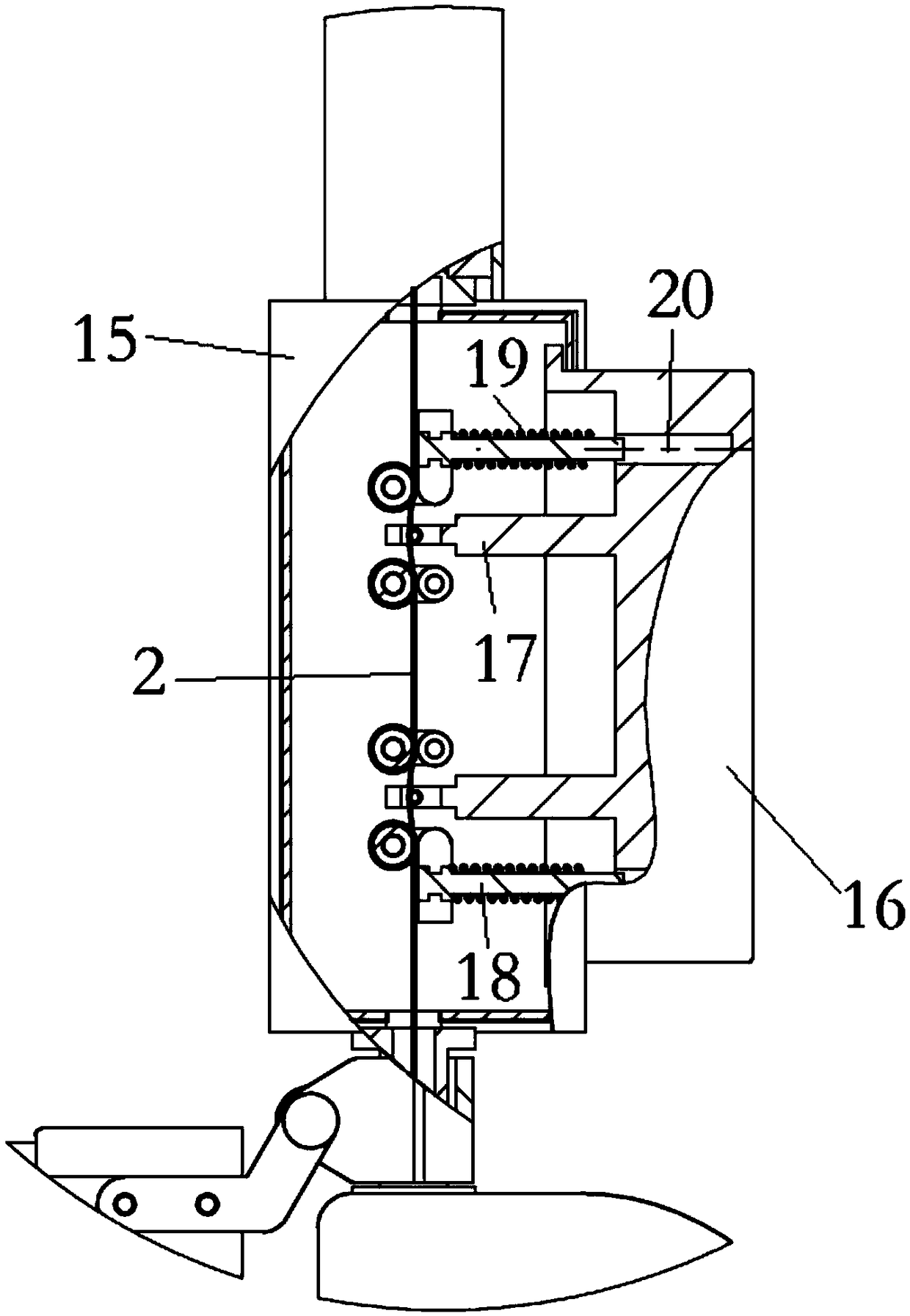 Telescopic high-altitude apple picking device