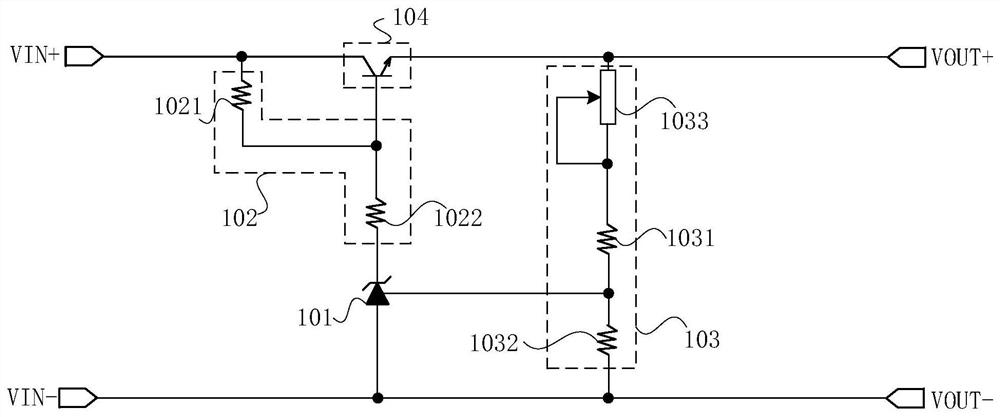 Voltage pre-stabilizing circuit and power supply