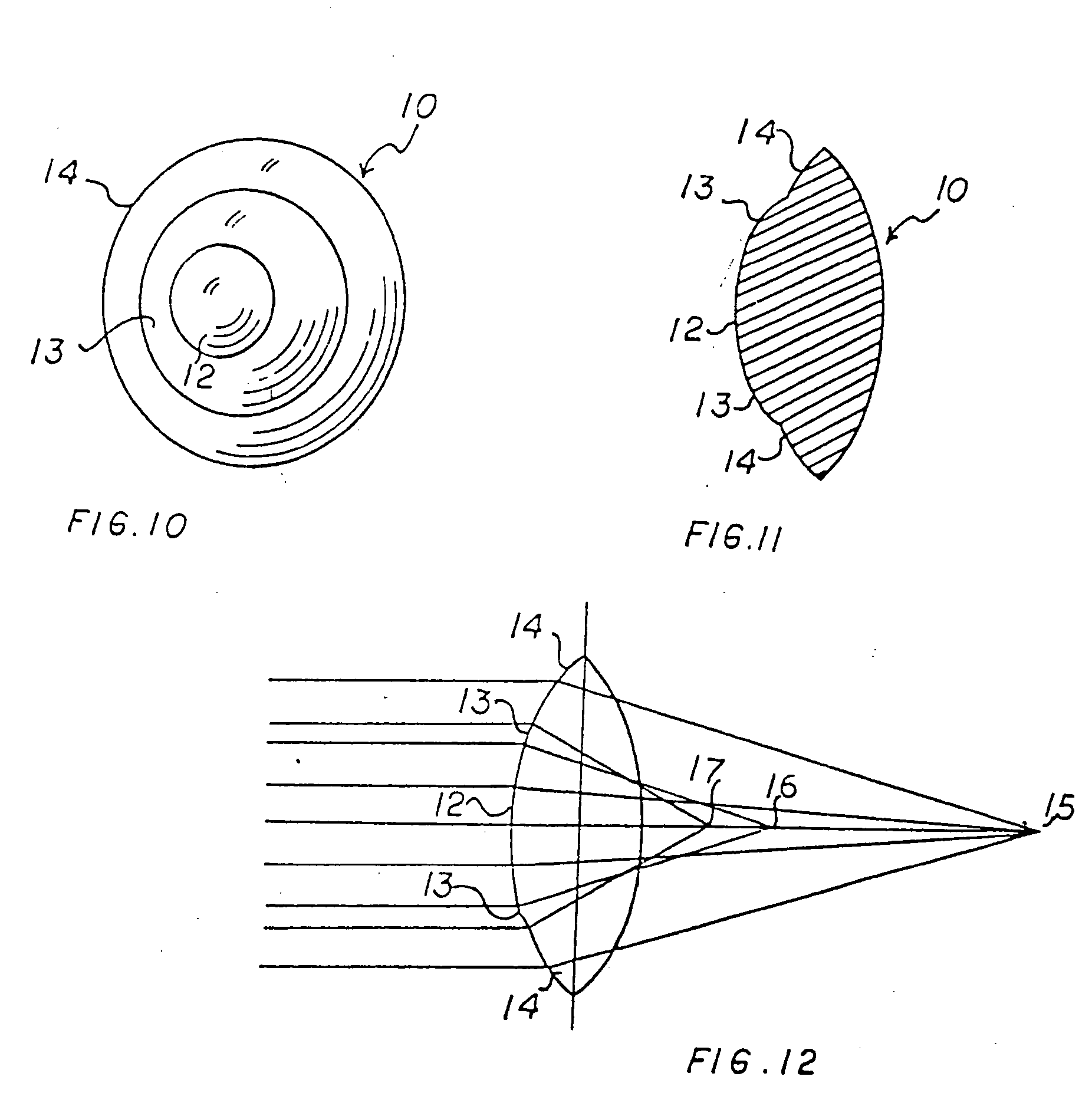 Aspheric soft lens