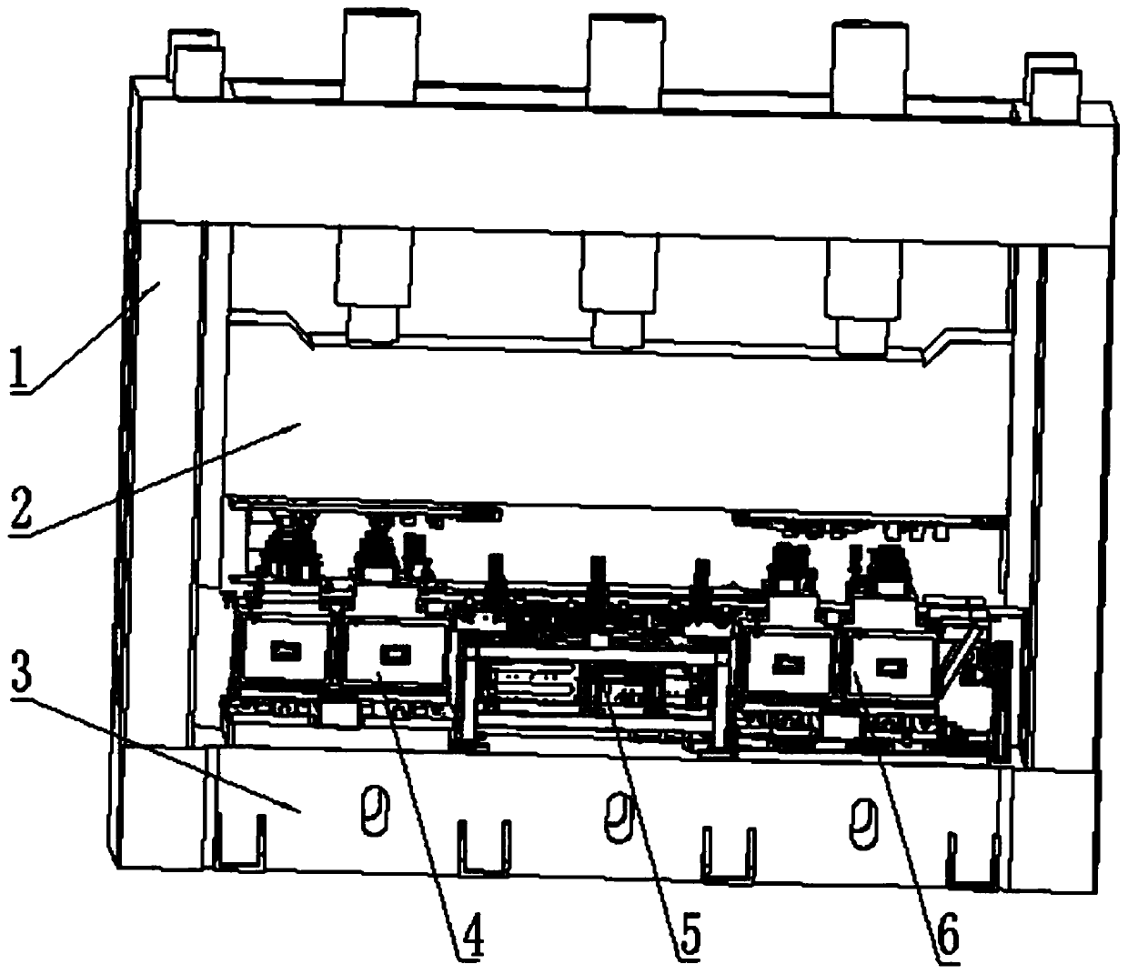 Efficient metal plate stamping equipment