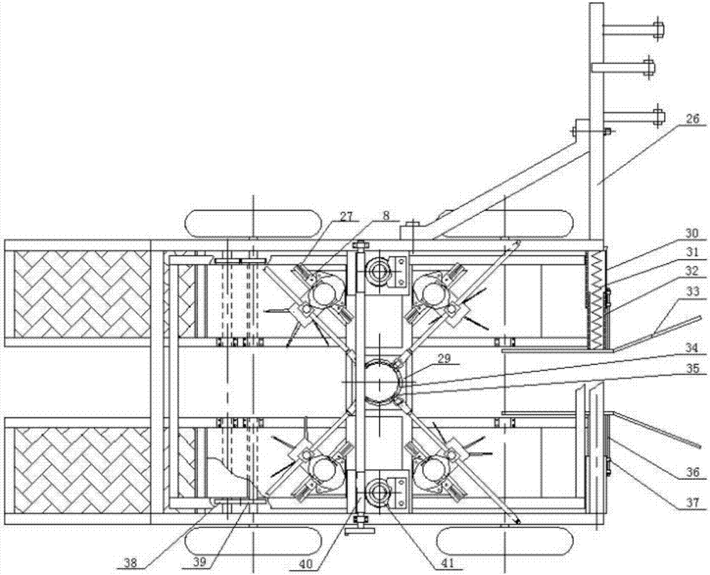 Rotary Brush Blueberry Harvester