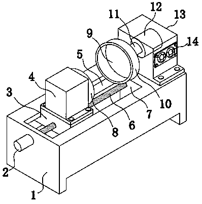 Intelligent detection test platform for braking of forklift drive axle