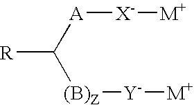 Detergent compositions having a specific hydrophobic peroxyacid bleaching system and anionic surfactant