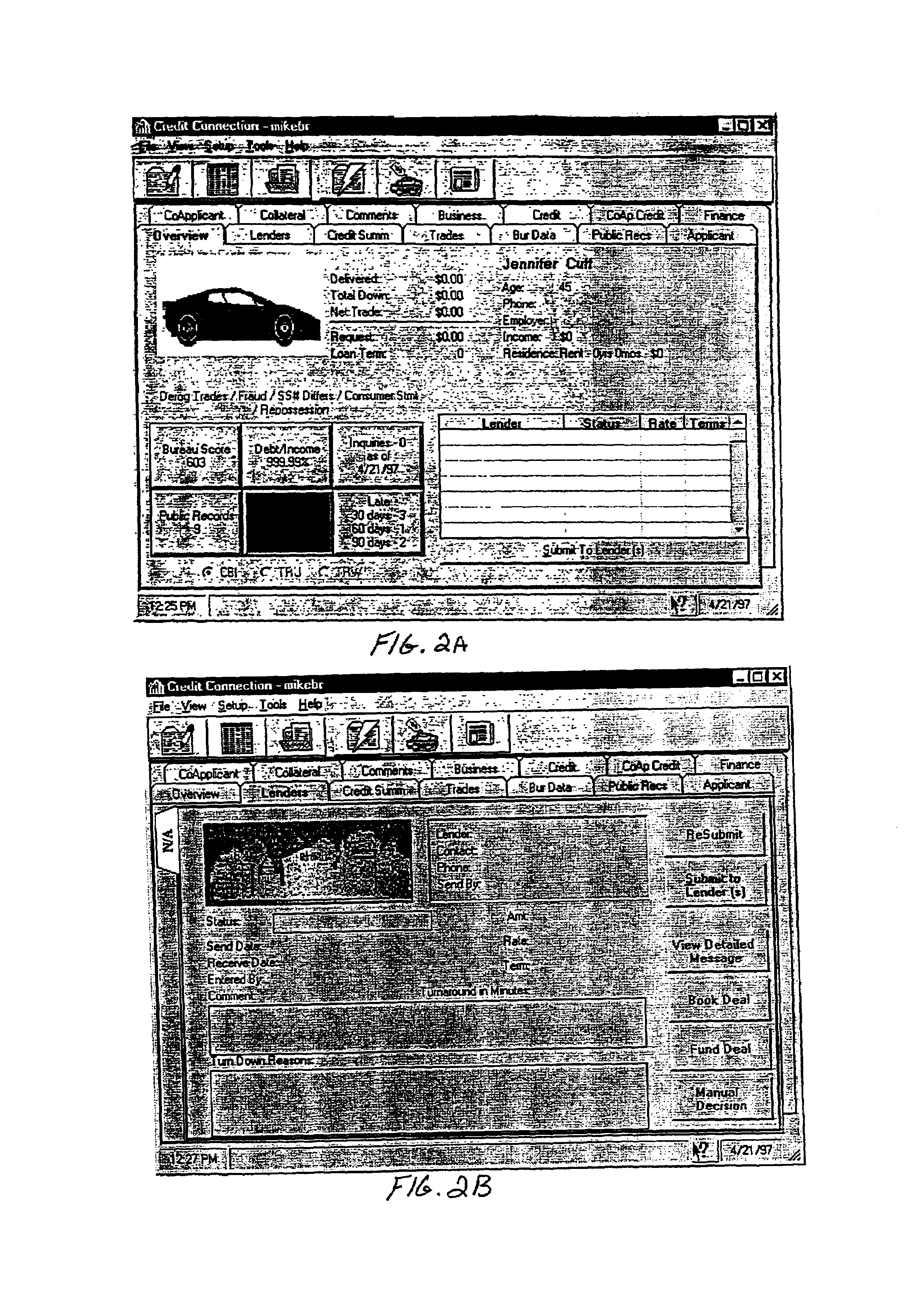 Automated credit application system