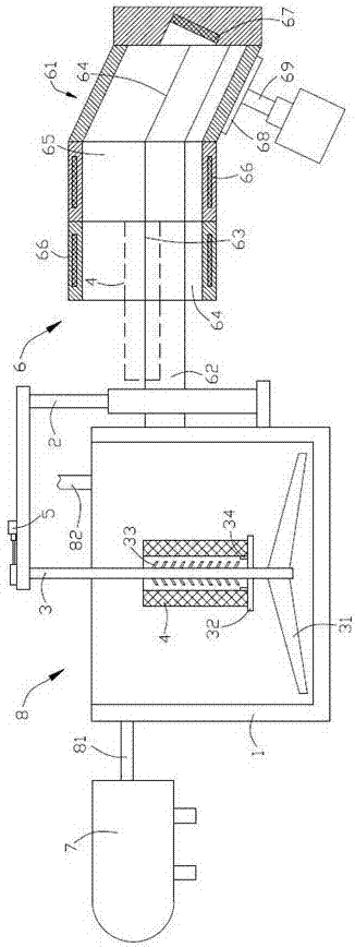 Processing device for automobile exhaust three-way catalyst